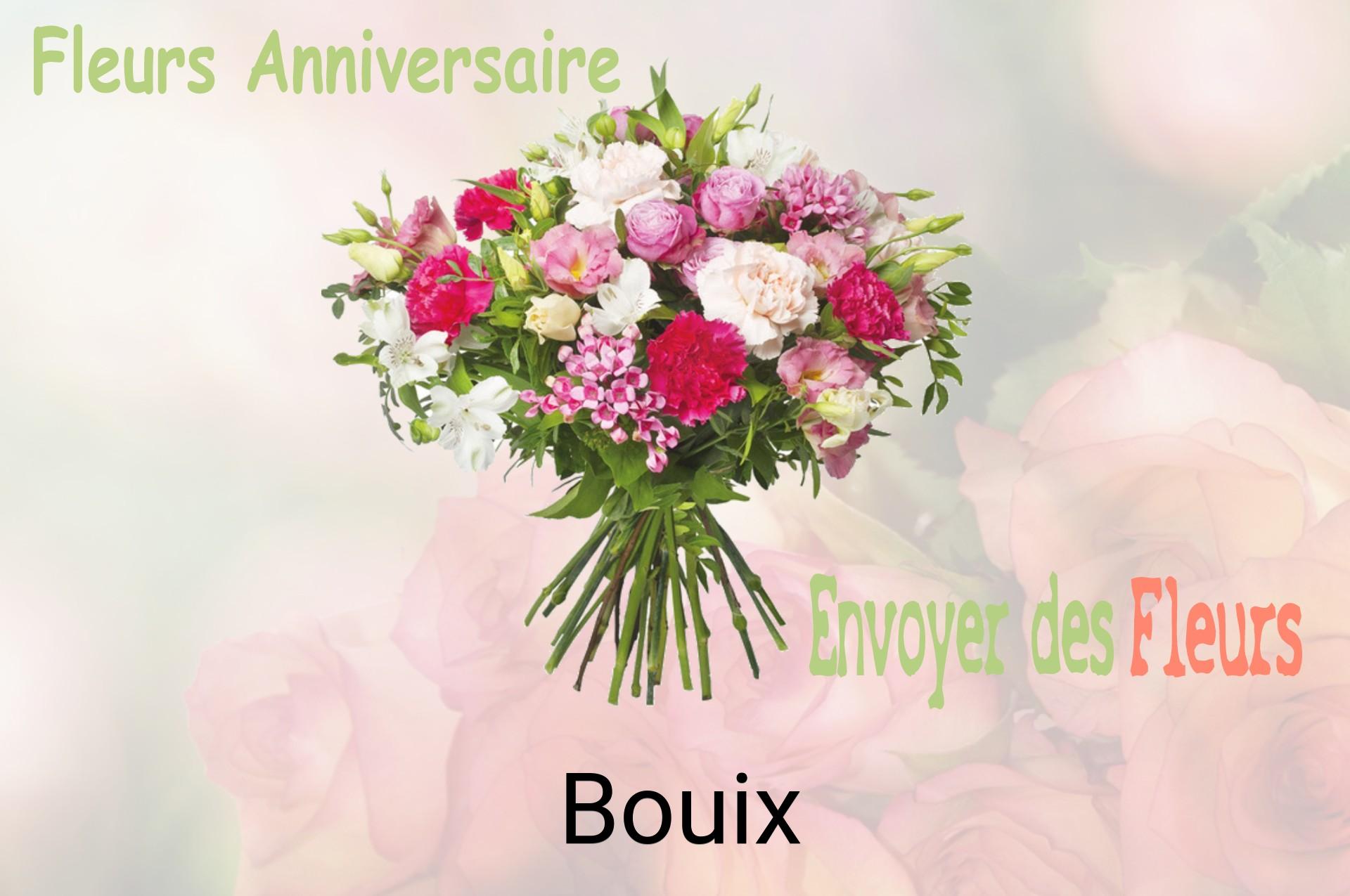Bouquet de fleurs d’anniversaire livré à Bouix